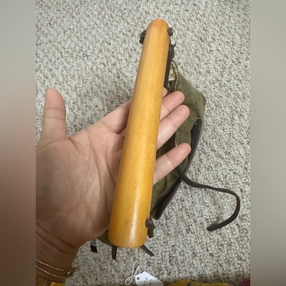 Latico Olive Green Suede hand bag - Picture 5 of 7